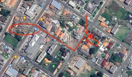 Terreno à venda, 555 m² por R$ 550.000,00 - Jardim Carvalho - Ponta Grossa/PR