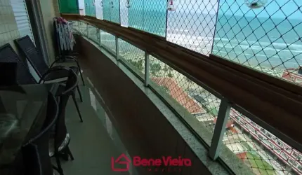 Apartamento com 3 dorms, Ocian, Praia Grande - R$ 850 mil, Cod: 3066