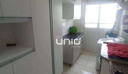 Apartamento com 2 dormitórios, 56 m² - venda por R$ 260.000,00 ou aluguel por R$ 1.899,06/mês - Jardim Nova Iguaçu - Piracicaba/SP