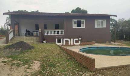 Chácara com 3 dormitórios à venda, 7090 m² por R$ 600.000,00 - Tabela - Charqueada/SP