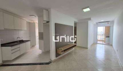 Apartamento com 2 dormitórios para alugar, 62 m² por R$ 3.113,40/mês - Paulicéia - Piracicaba/SP