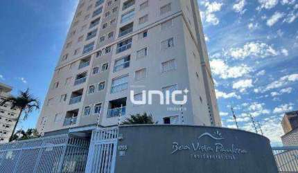 Apartamento com 3 dormitórios para alugar, 86 m² por R$ 3.734,53/mês - Paulicéia - Piracicaba/SP
