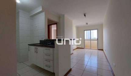 Apartamento com 1 dormitório para alugar, 46 m² por R$ 2.152,91/mês - São Dimas - Piracicaba/SP