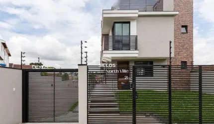 Sobrado 02 à venda com 3 quartos no Tingui em Curitiba
