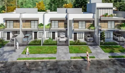 Sobrado Triplex em construção à venda, com 3 quartos, no Alto Tarumã em Pinhais-PR