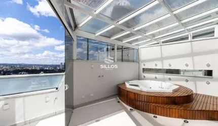 Apartamento duplex à venda com 3 suítes e terraço no Bigorrilho em Curitiba