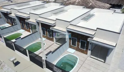 Residência com excelente acabamento - 2 dormitórios sendo uma suíte/Piscina.