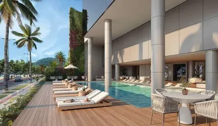 APARTAMENTO FRENTE MAR NA BARRA SUL DE BALNEÁRIO CAMBORIÚ