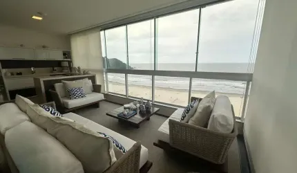 METRÓPOLIS - APARTAMENTO MOBILIADO FRENTE MAR EM BALNEÁRIO CAMBORIÚ