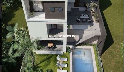 Condomínio Bella Vista Residence Club - Casa Alto Padrão 4 suítes uma máster 6 vagas de garagem localizado no bairro Barra em Balneário Camboriú