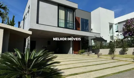 Casa de alvenaria nova á venda com 4 suítes, 4 vagas no condomínio Haras Rio do Ouro em Balneário Camboriú