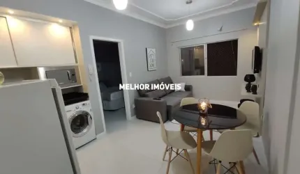 Locação anual com 1 dormitório na quadra do mar em Balneário Camboriú.