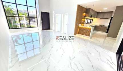 Casa térrea com 4 suítes à venda, 226 m² por R$ 2.490.000 - Condomínio Dona Lucilla - Indaiatuba/SP