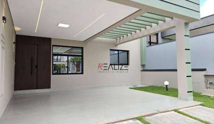 Casa com 3 dormitórios e acabamento alto padrão à venda, 118 m² por R$ 860.000 - Condomínio Jardins do Império - Indaiatuba/SP