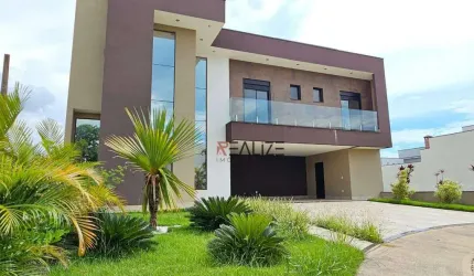 Sobrado com 4 suítes e escritório à venda, 320 m² por R$ 2.950.000 - Condomínio Fechado - Indaiatuba/SP
