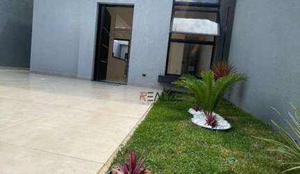 Casa moderna com 3 dormitórios à venda, 84 m² por R$ 740.000 - Jardim Belo Horizonte - Indaiatuba/SP