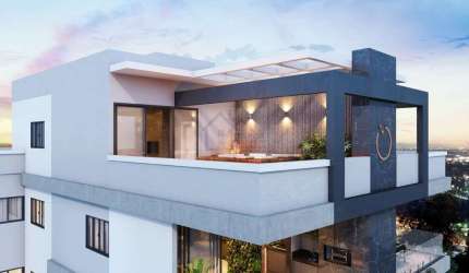 Cobertura duplex Ap 402, com 3 quartos  sendo 1 suíte máster e piscina.