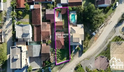 Casas com 2 suites a venda em Itapoá SC - Terreno de 531 m².