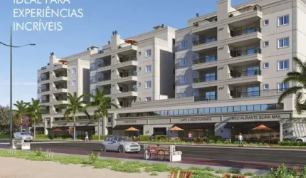 Apartamento 3 dorms c/ suite, 2 vagas frente mar em Itapoá.
