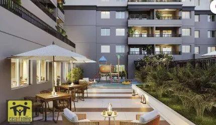 Apto de 36m² de 2 dorm e 1 wc.