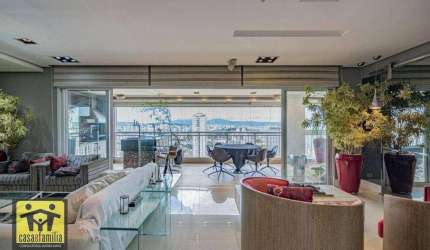 Apartamento com 4 dormitórios sendo 3 suítes  à venda, 206 m² por R$ 3.200.000 - Vila Romana - São Paulo/SP