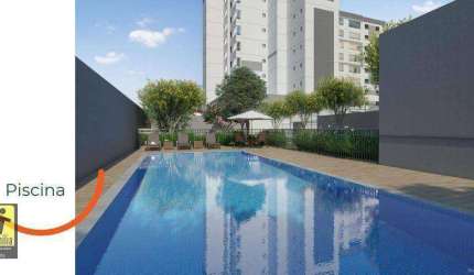 Apartamento  em construção com 2 dormitórios à venda, 56 m² por R$ 539.800 - Ipiranga - São Paulo/SP