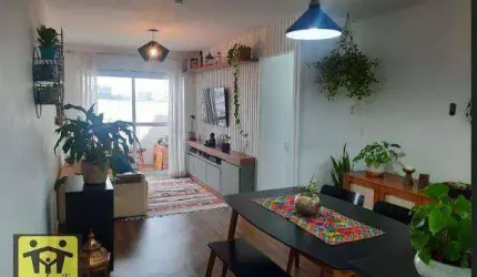 Apartamento a  a 400 metros Metrô Santos Imigrantes com 2 dormitórios à venda, 65 m² por R$ 658.000 - Vila Gumercindo - São Paulo/SP