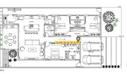 Casa com 3 dormitórios à venda, 175 m² por R$ 1.550.000 - Condomínio Ouro Ville - Taubaté/SP