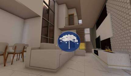 Sobrado  3 dormitórios, 206 m² R$ 1.200.000 - Iguaçu - Araucária/PR