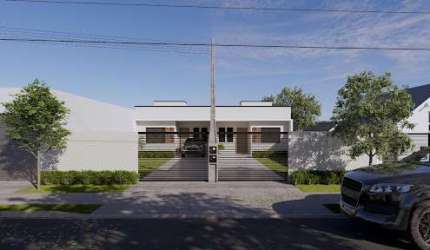 Casa 78m² com 3 dormitórios com 186m² de terreno à venda,  por R$430.000 - Araucária - Araucária/PR
