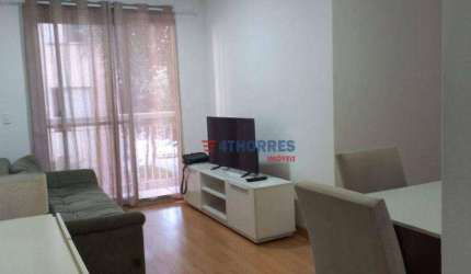 Apartamento com 3 dormitórios para alugar, 59 m² mobiliado  por R$ 3.200/mês - Jardim das Vertentes - São Paulo/SP