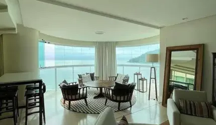 AMPLO FRENTE MAR ALTO PADRÃO 4 SUÍTES BARRA SUL BC