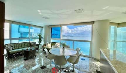 APARTAMENTO 5 SUÍTES, 6 VGS PRIVATIVAS FRENTE MAR
