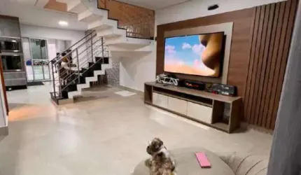 Casa Sobrado Novo à Venda de Porteira Fechada na Vila Gonçalves - São Bernardo do Campo SP