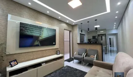 Casa Térrea de 180,07m² Área Construída, 02 Vagas, Suíte, área Gourmet, Planejados no Bairro Alves Dias - São Bernardo do Campo