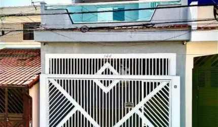 Casa Sobrado a venda bairro Jardim Jamaica 03 Dormitórios Suite, 02VG - Santo André/SP