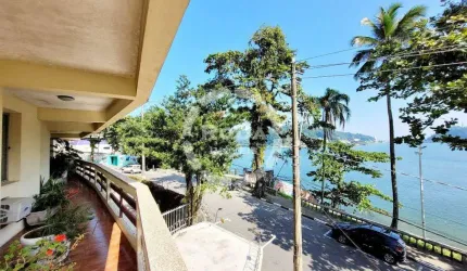 Apartamento com vista para o mar à venda, 3 quartos, 1 suíte, 2 vagas, Ilha Porchat - São Vicente/SP