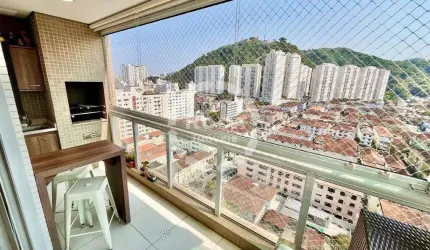Apartamento | 85m² | 2 Quartos (1 Suíte) | Marapé | Santos