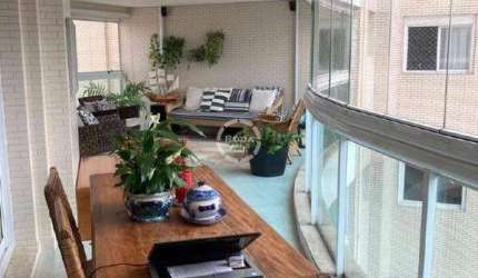 Apartamento de Alto Padrão no Cap Ferrat, Santos - 3 Suítes e Lazer Completo