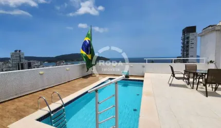 Cobertura à venda, 4 quartos, 4 suítes, 7 vagas, Aparecida - Santos/SP