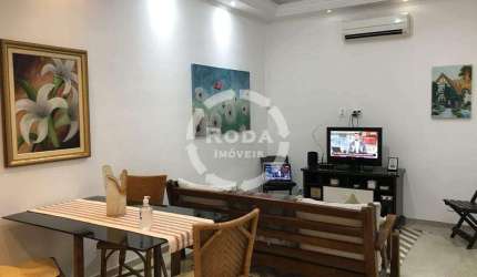 Apartamento totalmente reformado e PORTEIRA FECHADA no José Menino em Santos
