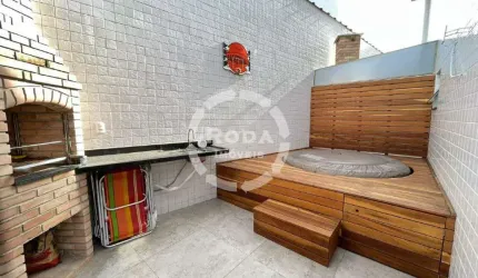 Sobreposta Maravilhosa com Ofurô e Churrasqueira, Decoração moderna, 03 quartos com súite.