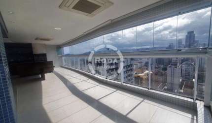 Apartamento de alto padrão com vista mar a venda em Santos, localizado no bairro da Aparecida!