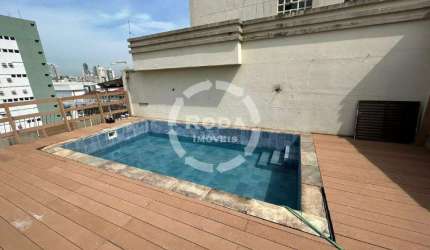 Cobertura a venda em Santos 4 quartos, Campo Grande 890m² aceita permuta