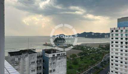 Cobertura em Santos 4 Suítes 4 Vagas Frente Mar, Triplex