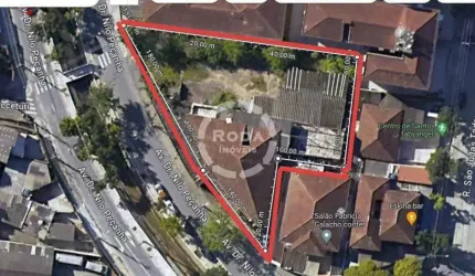 Terreno de Esquina 1.600 m² à Venda no Marapé, Santos: Ideal para Investimento Residencial ou Comercial