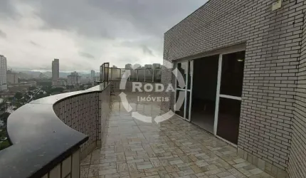 Cobertura Duplex na Ponta da Praia – Vista Panorâmica, 4 Dorms e 3 Vagas!