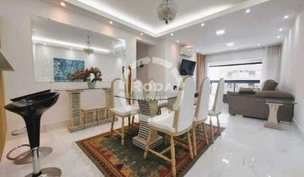 Apartamento próximo da praia à venda, 3 quartos, 1 suíte, 1 vaga, Aparecida - Santos/SP