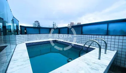 Cobertura para aluguel, 4 quartos, 2 suítes, 2 vagas, Ponta da Praia - Santos/SP