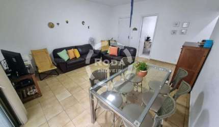 Apartamento frente mar à venda, 2 quartos, 1 vaga, Boqueirão - Santos/SP